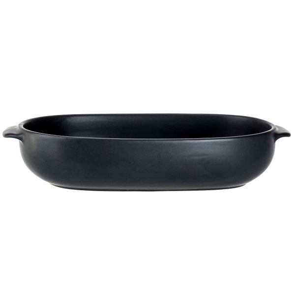 Cosy & Trendy Tasty Black Ovenschotel 24x15,4xh5,3cm Ovaal 105cl