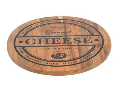 Kaasplank Cheese D35xh1,8cm Rond Acacia 