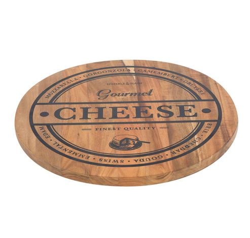 Planche Fromage Cheese D35xh1,8cm Rond A Cacia  Cosy & Trendy