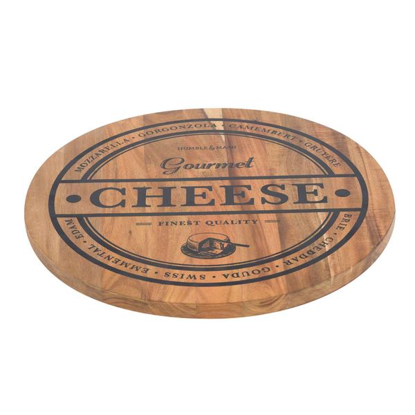 Kaasplank Cheese D35xh1,8cm Rond Acacia  