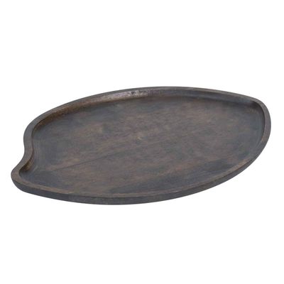 Plateau A Servir L Bois Antique 26.5x18. 5xh1.2cm 