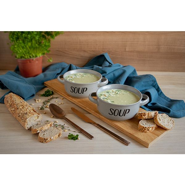 Soup Grey Soepkommetje 'soup'  D13,5cm H6.5cm - 47cl 