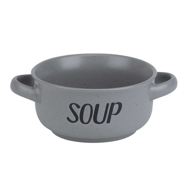 Soup Grey Soepkommetje 'soup'  D13,5cm H6.5cm - 47cl 