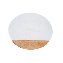 Serveerplank Cheese Marmer-acacia Hout Rond D30cm 