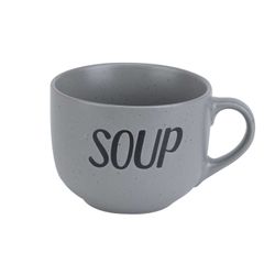 Cosy & Trendy Soup Grey Beker 'soup' D11xh8,5cm 51cl