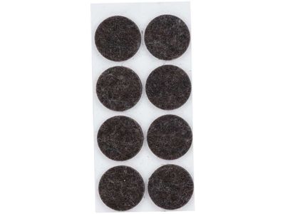 Anti-glissant Set8 Noir D2,6cm Rond Feut Re