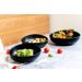 Cosy & Trendy Blackstone Unbreakable Kom 20,8x20,8cm H7,5cm Zwart Organisch Melamine