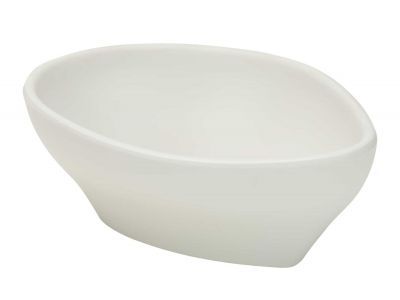 Whitestone Unbreakable Schaal 14,6x10,4 H6cm Wit Organisch Melamine