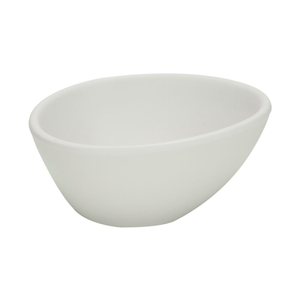 Cosy & Trendy Serveerkommen Whitestone Unbreakable Schaal 8,7x7cm H4,3cm Wit Organisch Melamine