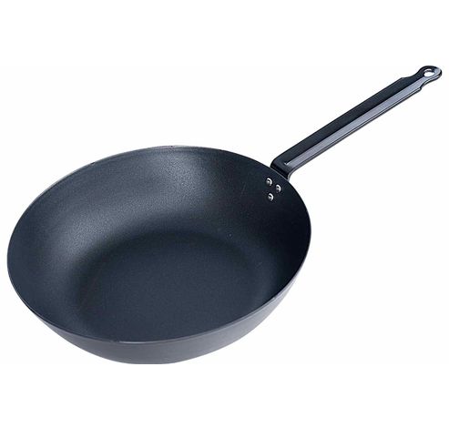 Authentic Cook Expert Wok D30cm Resistant Aux Rayures Carbon Steel  Cosy & Trendy