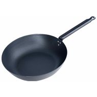 Authentic Cook Expert Wok D30cm Resistant Aux Rayures Carbon Steel 