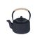 Takachiko Theepot Zwart 0,8l D13xh18cm Touw Rond Hendel 