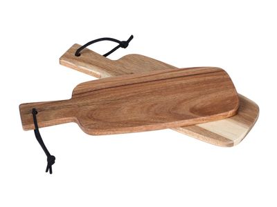 Bamboe Mini Serveerplank Set2 21x7,5xh1cm