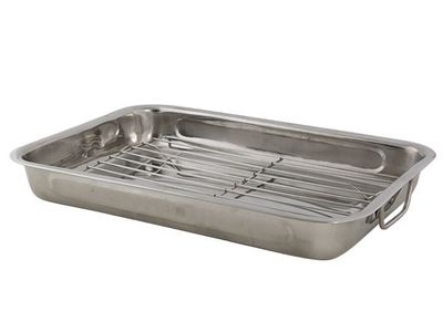 Plat A Four  Avec Grille 40.5x28.5xh5.5 Cm