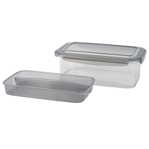 Cosy & Trendy Tritan Lunchbox Anthraciet 1,9l Plateau- Bestek 24x15.2x8.8cm