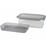 Tritan Lunchbox Anthraciet 1,9l Plateau- Bestek 24x15.2x8.8cm 