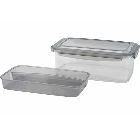 Tritan Lunchbox Anthraciet 1,9l Plateau- Bestek 24x15.2x8.8cm  Cosy & Trendy