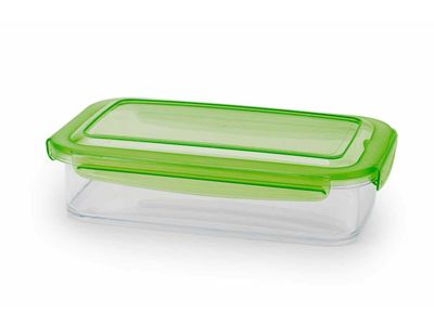 Tritan Boite A Provisions Vert 1,2l 24x1 5,2xh6,1cm Rectangle