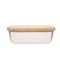 Voorraaddoos 20x15xh6cm Rechthoek 1040ml Bamboo Deksel 