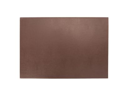 Placemat Faux Cuir Brun 43x30cm 