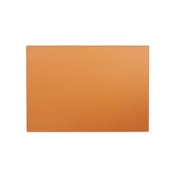 Placemat Leder Look Cognac 43x30cm Rechthoek 