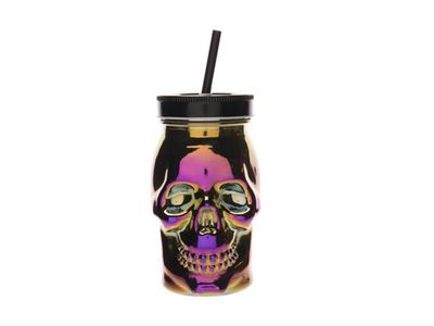 Drinkbeker Skull Mt Rietje  9x9xh15cm 