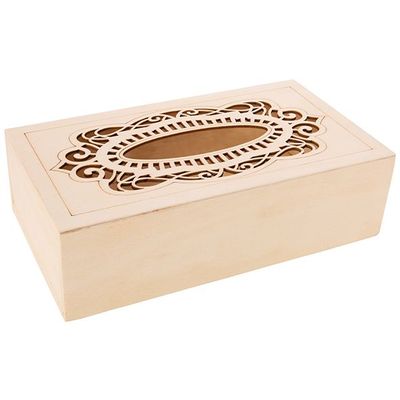 Boite De Rangement Mouchoir 26x14.5x7.5cm Bois  Cosy & Trendy