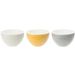 Cosy & Trendy Ludwina Bowl 50cl D12,8xh7,6cm 3 Ass Grey - Yellow - Dark Grey