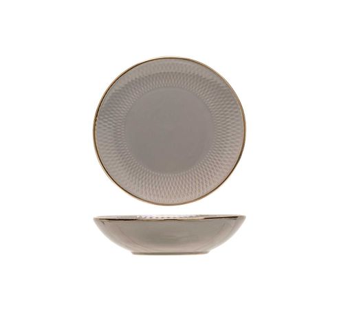 Ravenna Grey Assiette Creuse D20,5xh5cm   Cosy & Trendy