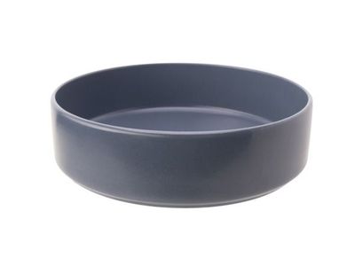 Tower Blue Diep Bord D21xh5,6cm Stapelbaar