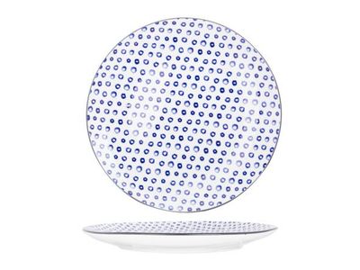 Tondo Blue Plat Bord D26,5cm 