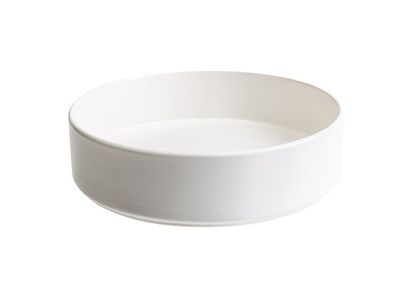 Tower White Diep Bord D21xh5,6cm Stapelbaar