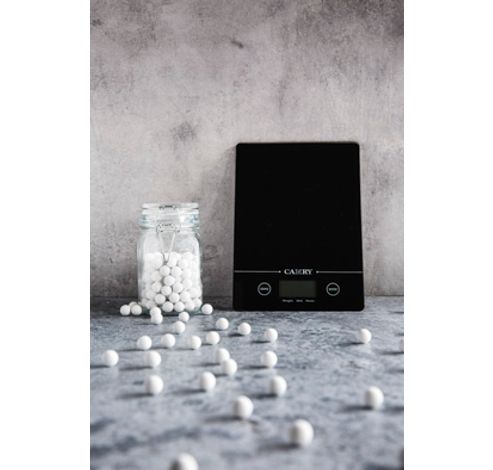 Balance Cuisine Electr. Noir 5kg-1g 1x3v Lithium Batterie Incl.19.4x14x1.4c  Cosy & Trendy