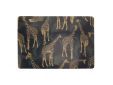 Placemat Zwart Giraf 43.5x28.5cm Recthoek