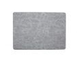 Placemat Lederlook Grijs Gemarmerd 43x30cm Rechthoek