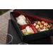 Cosy & Trendy Asian Bento Box Zwart-rood 27x21x6cm Abs