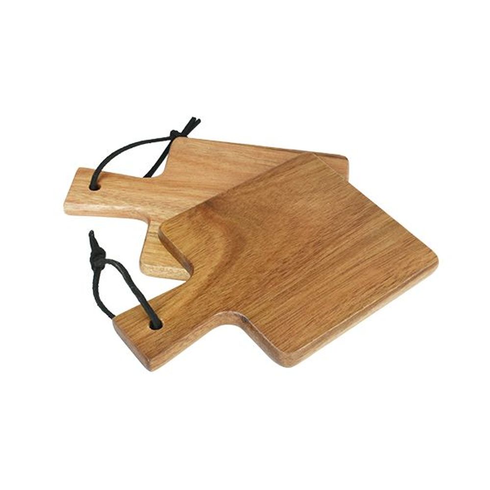 Bamboe Mini Serveerplank Set2 10x14xh1cm  