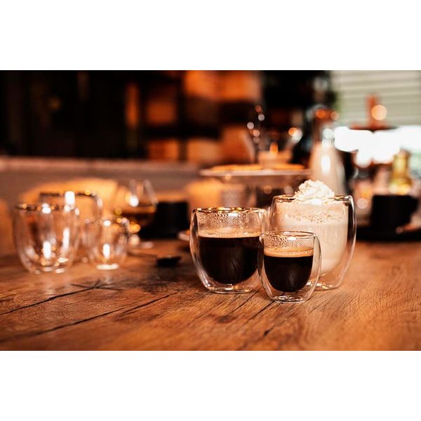 Cosy & Trendy Borosilicate Koffiekop 80ml Set 2 D6.8xh6.5cm