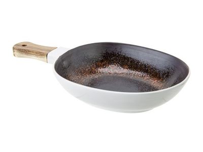 Aubergina Aperoschaaltje 28,2x17,6xh5,2 Met Houten Greep