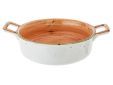 Brisbane Orange Ovenschotel D15,2xh4cm Met 2 Grepen D15.2-20xh4-5cm