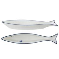 Branzino Coupelle Apero 26,8x5xh3,5cm Forme Poisson 