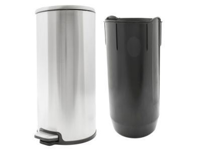 Wasty Pedaalemmer Rvs 20l D25xh52cm Rond 