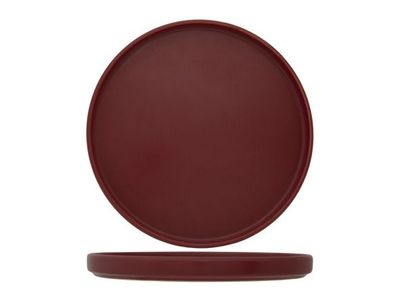 Tower Raspberry Red Dessertbord D21xh2cm Stapelbaar