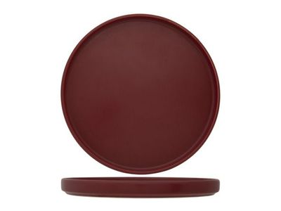 Tower Raspberry Red Plat Bord D27xh2,2cm Stapelbaar