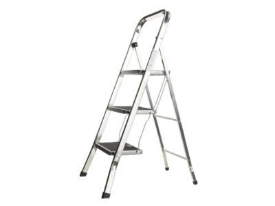 Factotum Keukenknecht 3 Treden Anti-slip Aluminium - Max 150kg - H69cm