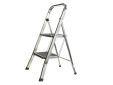 Factotum Keukenknecht 2treden Anti-slip Aluminium - Max 150kg - H46cm