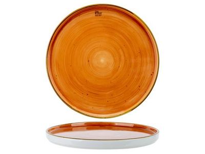 Brisbane Orange Dessertbord D20,5xh1,5cm 