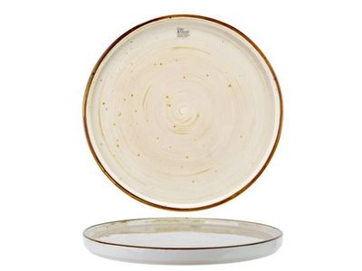 Brisbane Beige Dessertbord D20,5xh1,5cm 