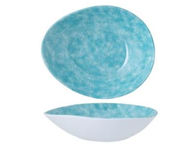 Streetfood Go Azzurro Diep Bord 19.5x16 Cm Melamine