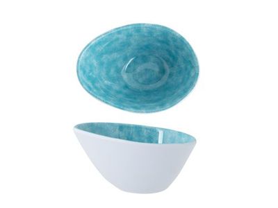 Streetfood Go Azzurro Schaal 10.5x7.5x5. 5cm Melamine